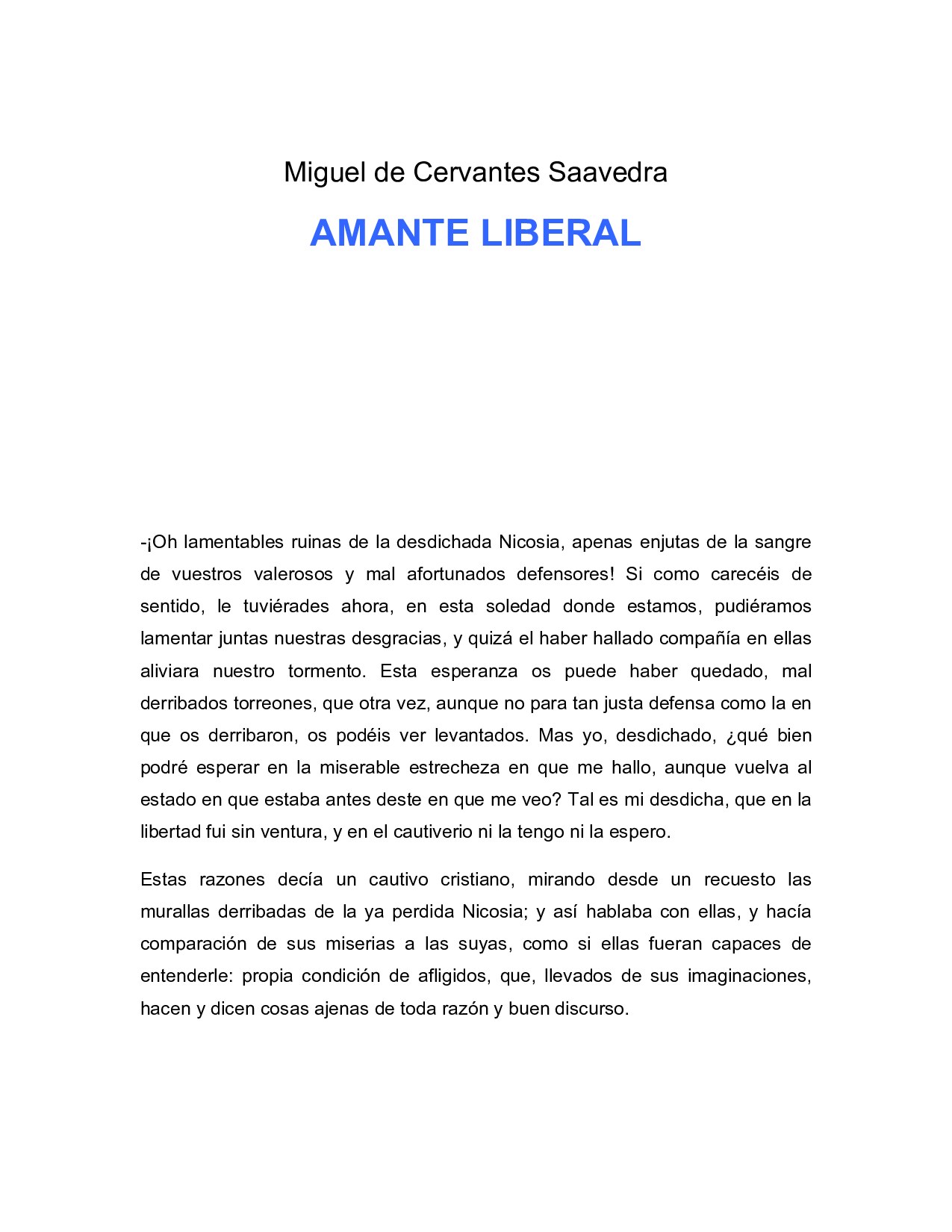 Microsoft Word - Miguel de Cervantes Saavedra-AMANTE LIBERAL.doc