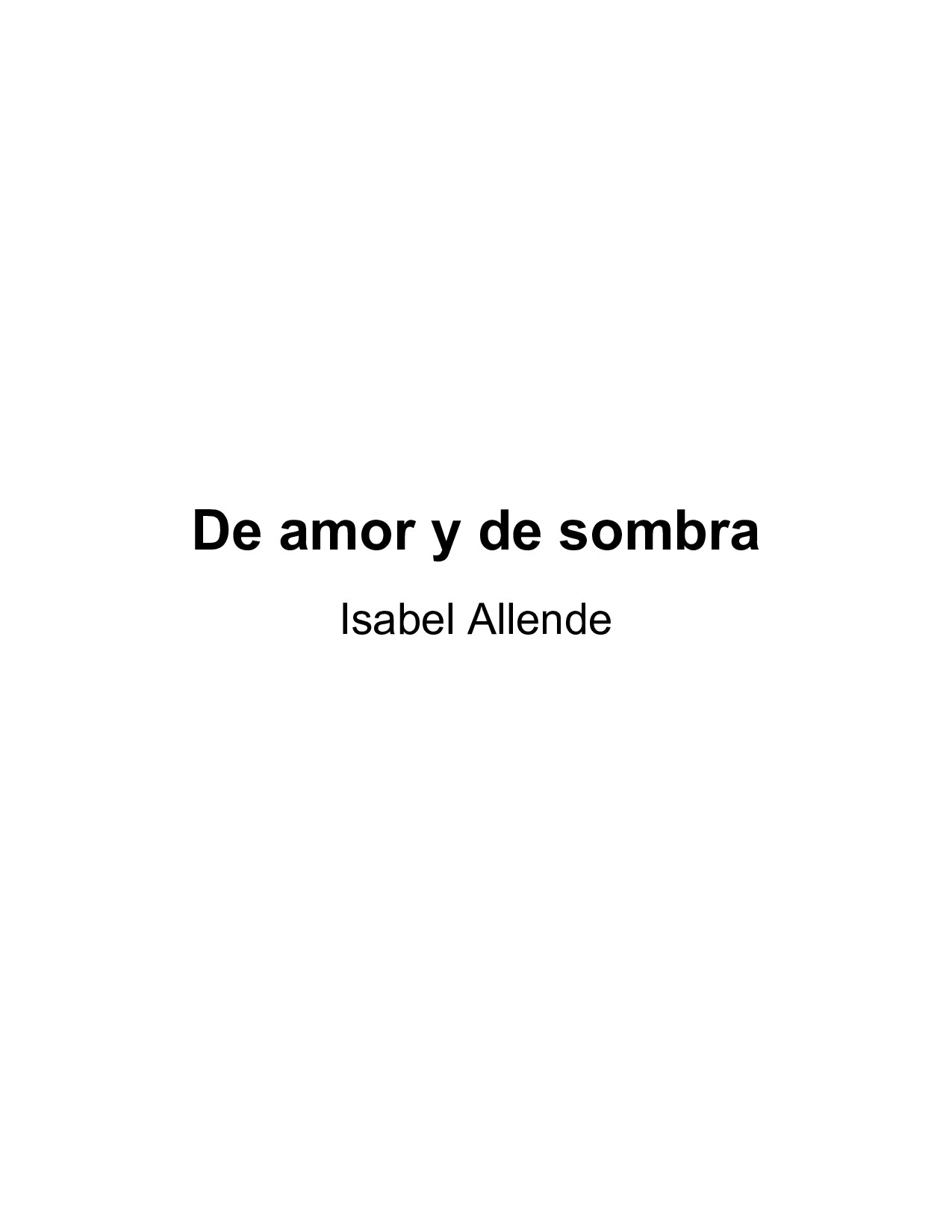 Microsoft Word - Allende, Isabel - De Amor Y De Muerte.doc