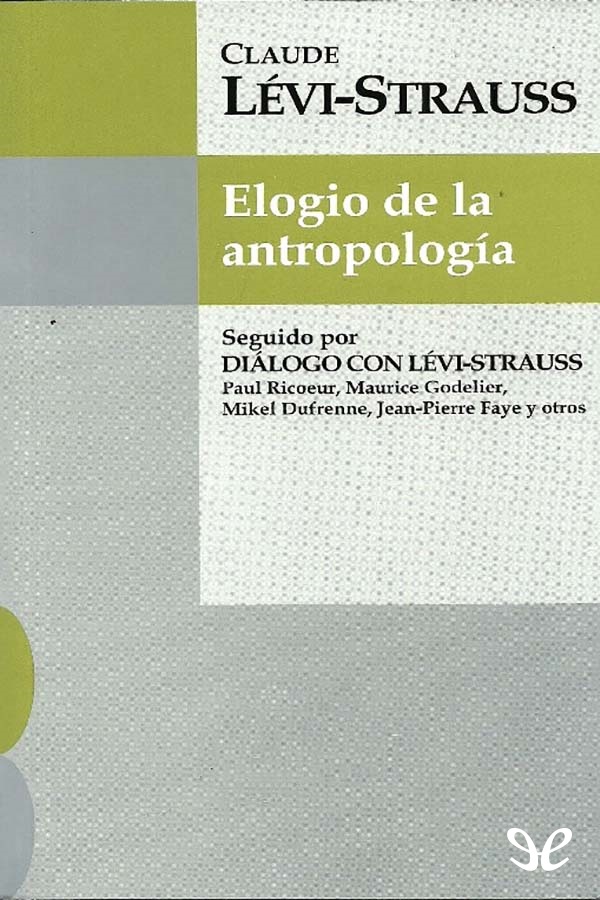 Elogio de la antropología