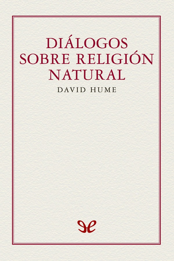 Diálogos sobre religión natural