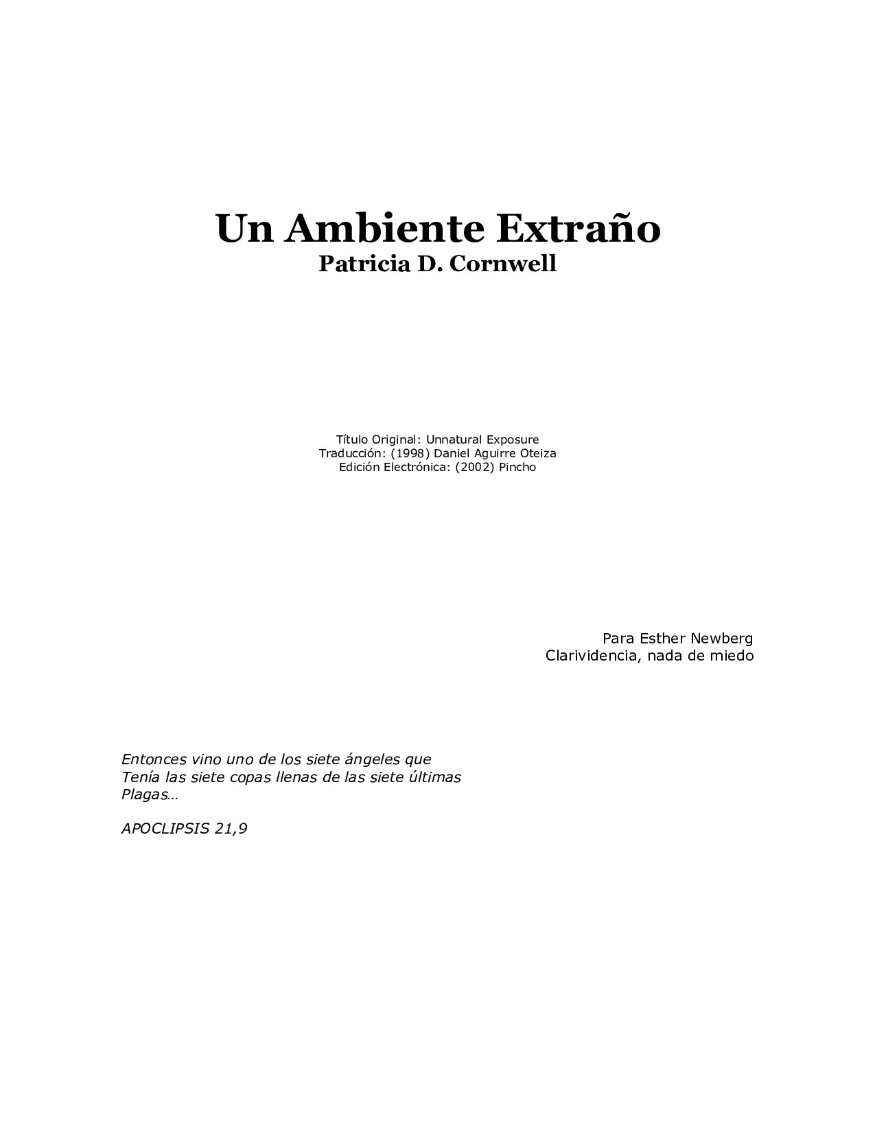 Microsoft Word - Cornwell, Patricia D - Un Ambiente Extra.o.rtf