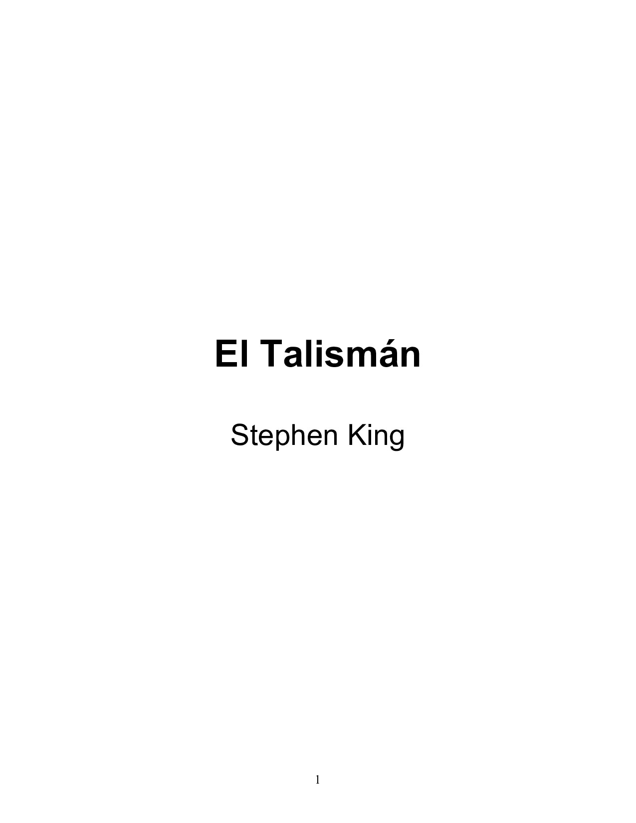 Microsoft Word - King, Stephen [Straub, Peter] - El Talisman.doc